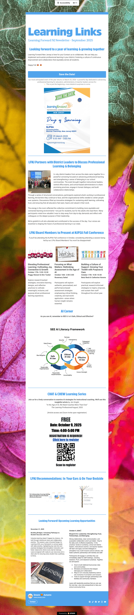 Learning Links September 2025