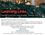 December 2024 Learning Links Newsletter